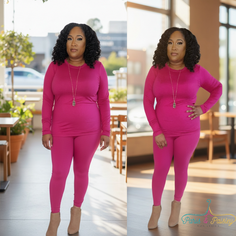 He Loves Me VDC (round neck lounge set