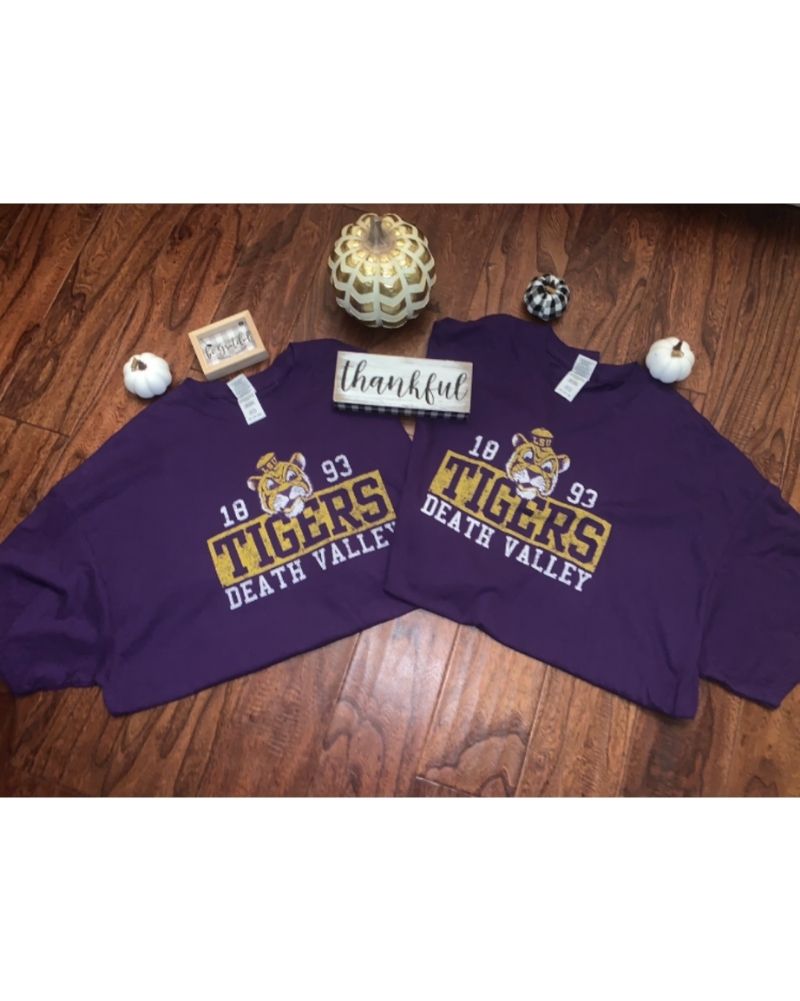 Death Valley Purple and Gold TShirt   Game Day