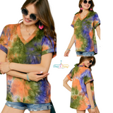 Spring Life  Multiple Color Tie Dye Top FVC iFW 2021